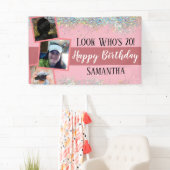 20誕生日ルッガーリークウーズグリッター 横断幕 (インサイチュ)