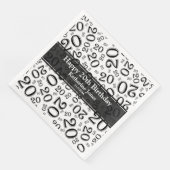 20誕生日乱数パターンブラック/ホワイト (コーナー)