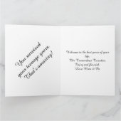 20誕生日娘ラージフォトコラージモンタージュ カード (内部)