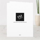 20誕生日娘ラージフォトコラージモンタージュ カード (裏面)