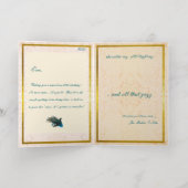 20誕生日折り畳みフォイルカード 箔シーズンカード (内側レイダウン)