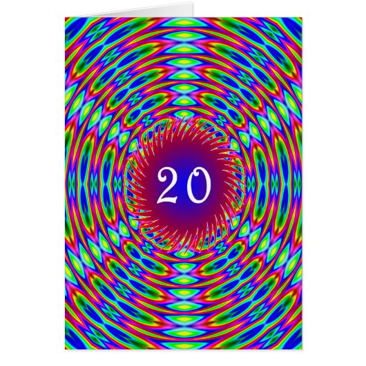 20誕生日抽象芸術トリップ(幻覚体験)のような旋回 (正面)