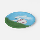 20誕生日野球inグリーングラス ペーパープレート (アングル)