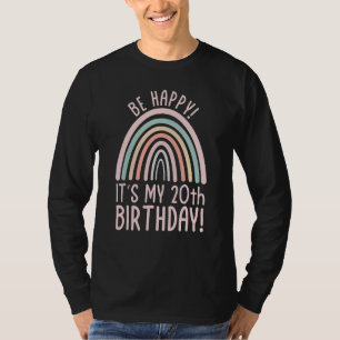 20誕生日20歳の幸せ Tシャツ