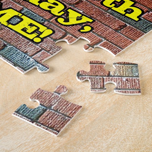 20誕生日:おもしろいグラフインスパイアィレインボー20 ジグソーパズル (側面)