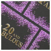 20誕生日 ファブリック (クローズアップ)