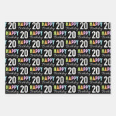 20誕生日 ラッピングペーパーシート (正面)