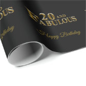 20誕生日 ラッピングペーパー (ロールコーナー)