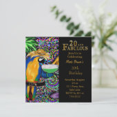 20誕生日 招待状 (スタンド正面)