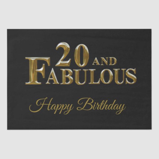 20誕生日 薄葉紙 (正面)