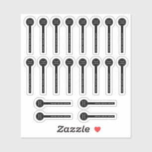 20透明リップクリーム安全シール シール