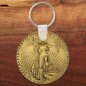 $20金ゴールド キーホルダー (正面)