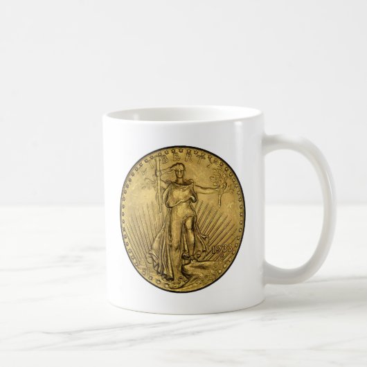 $20金ゴールド コーヒーマグカップ (右)
