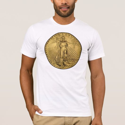 $20金ゴールド Tシャツ (正面)