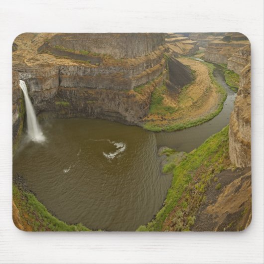 200フィートの高さのPalouse Falls州立公園 マウスパッド (正面)