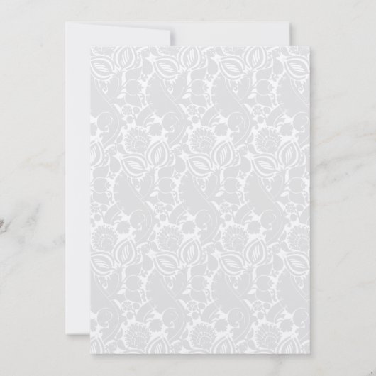 200年代アールデコ結婚サンキューカード サンキューカード (裏面)