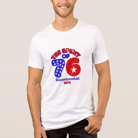 200年76日 – レトロ トライブレンドTシャツ (正面)