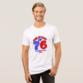 200年76日 – レトロ トライブレンドTシャツ (正面全面)