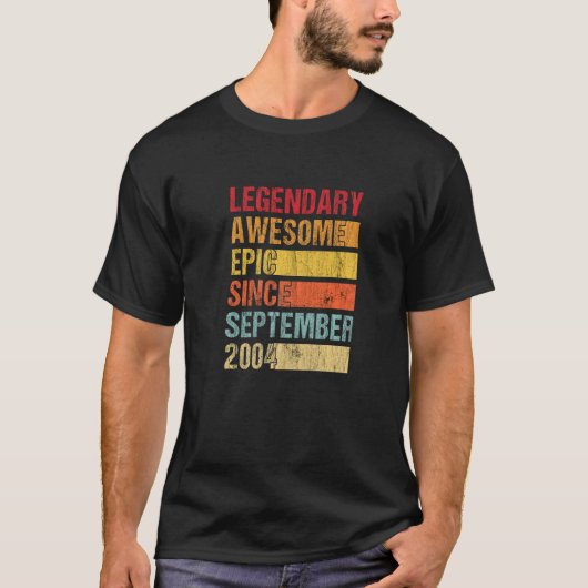 200素晴らし年9月以来の伝説的エピック Tシャツ (正面)