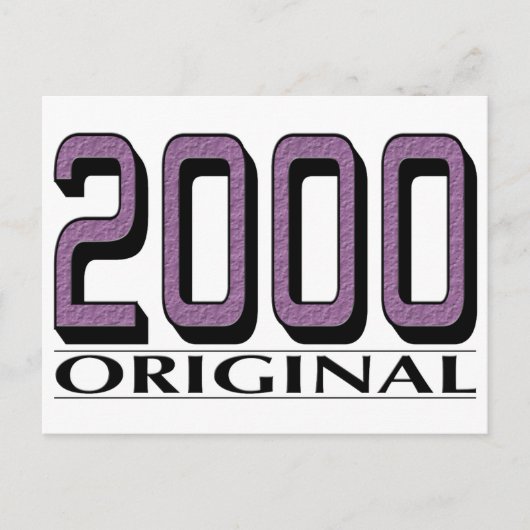 2000オリジナル ポストカード (正面)