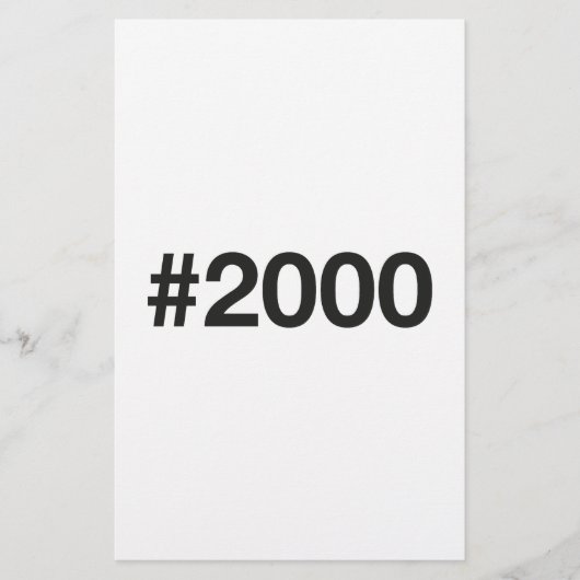 2000ハッシュタグ25誕生日記念日 チラシ (正面)
