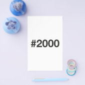 2000ハッシュタグ25誕生日記念日 チラシ (シングル)