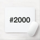 2000ハッシュタグ25誕生日記念日 マウスパッド (マウス)