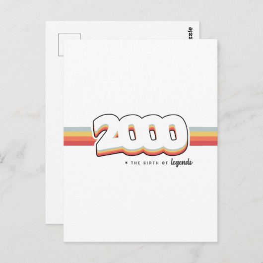 2000伝説誕生 ポストカード (正面/裏面)