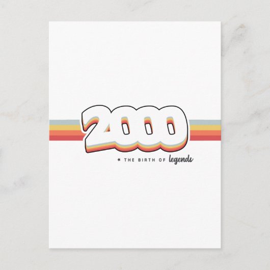 2000伝説誕生 ポストカード (正面)