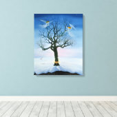 2000年に再生まれ生する キャンバスプリント (インサイチュ (ウッドフロア))