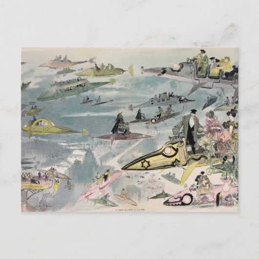 2000年のオペラの夜 – 1882年 ポストカード (正面)