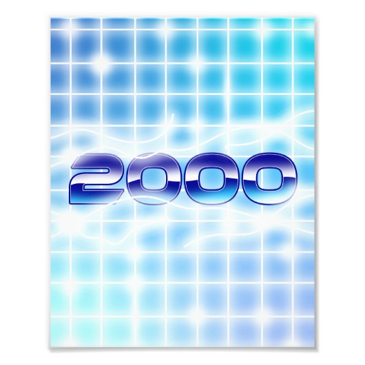 2000年のグラフィック フォトプリント            (正面)
