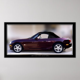 2000年のMAZDA MIATAの特集号ポスター ポスター