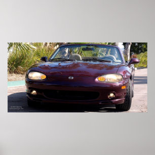 2000年のMAZDA MIATAの特集号ポスター ポスター