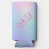 2000年のY2Kバチェロレッテへのバッハパーソナライズされた スリム缶クーラー (裏面)