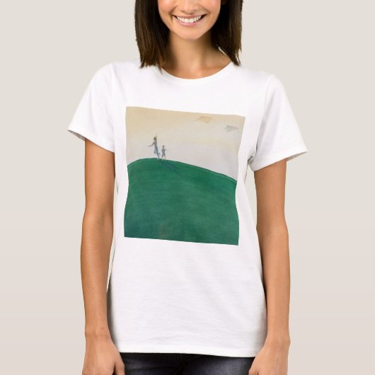 2000年を飛ばす凧 Tシャツ (正面)
