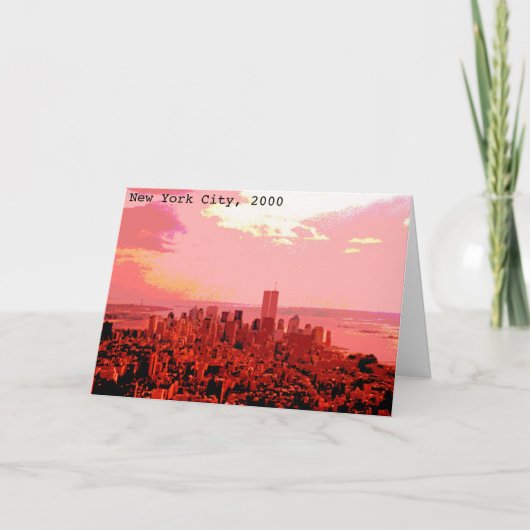 2000年ニューヨーク カード (正面)