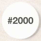 2000年ハッシュタグ25歳誕生日記念 コースター (正面)