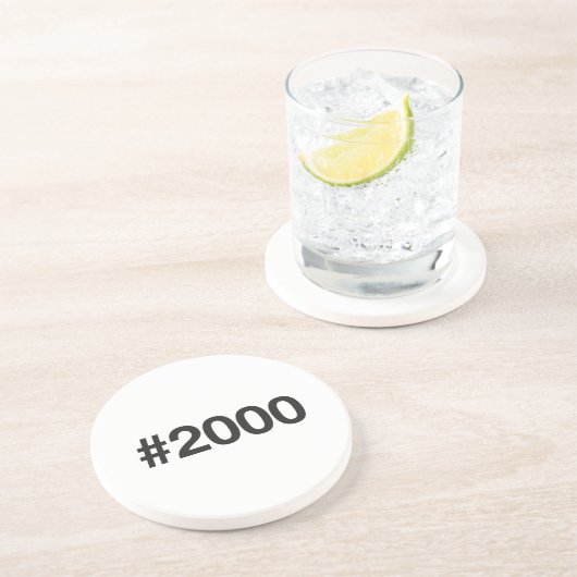 2000年ハッシュタグ25歳誕生日記念 コースター (側面)