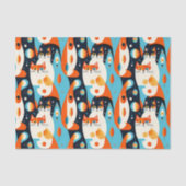 2000年モダン半の猫の抽象芸術 薄葉紙 (正面)