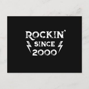 2000年代に生まれた人のためのクラシックロックの誕生日ギフト ポストカード