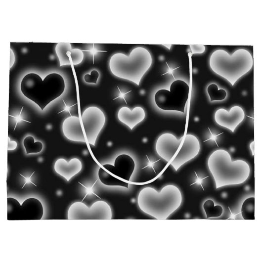 2000年代のハート抱き枕 ラージペーパーバッグ (裏面)