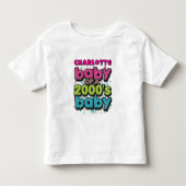 2000年代のベビーToddler Tパーソナライズされたシャツのベビー トドラーTシャツ (正面)