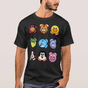 2000年代ノスタルジアZooPalsプレートクラシックTシャツ Tシャツ