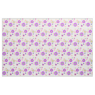 2000年代初めの円カラフルの幾何パターン ファブリック