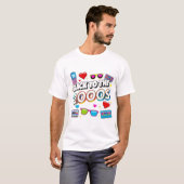 2000年代復古デザイン ビンテージ テーマパーティー Tシャツ (正面フル)