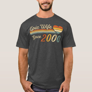 2000年以来のエピック妻22周年結婚22 Tシャツ