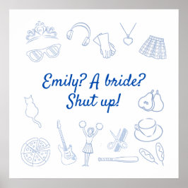 2000年初頭の映画プリンセスバチェロレッテ カスタム ポスター