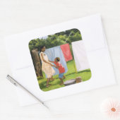 2000年午後の休憩 スクエアシール (封筒)