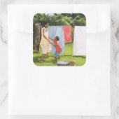 2000年午後の休憩 スクエアシール (バッグ)